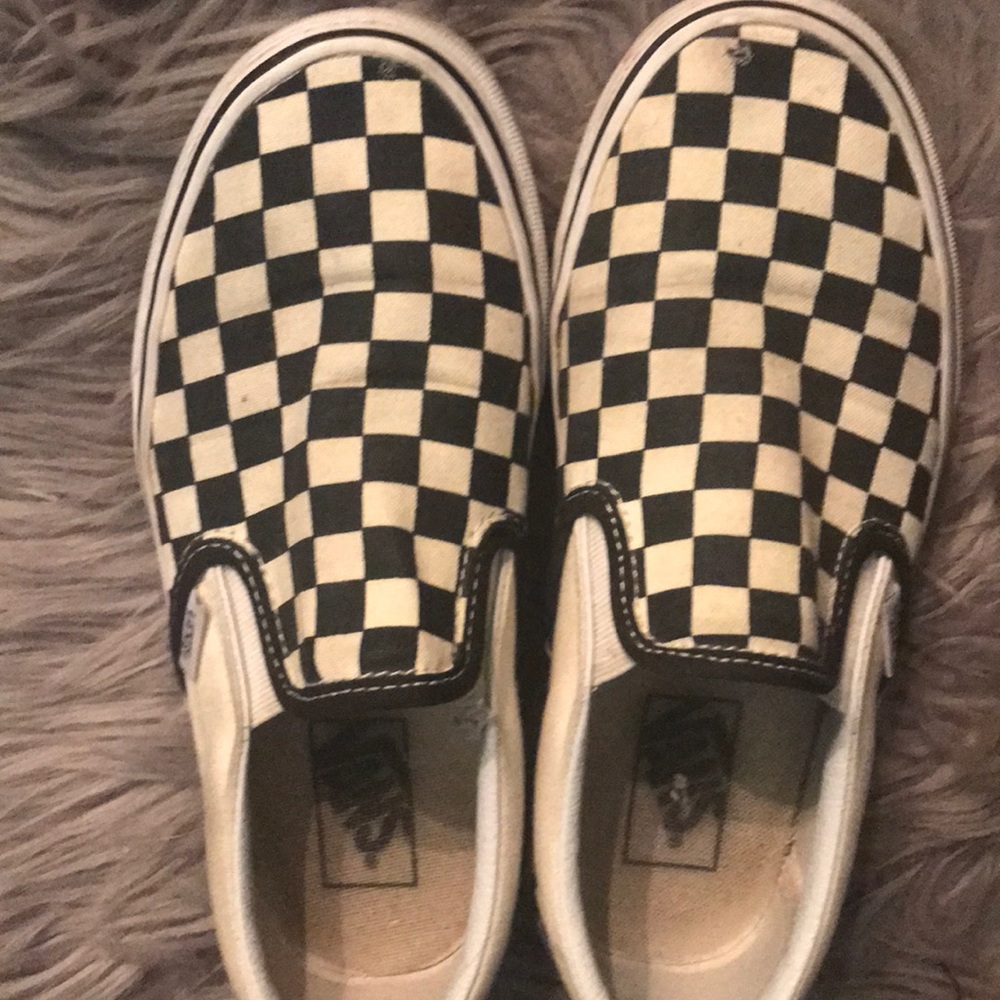 Used checkered vans